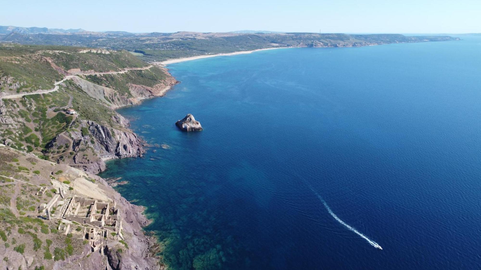 Вилла Il Blu Tanca Piras Nebida Экстерьер фото